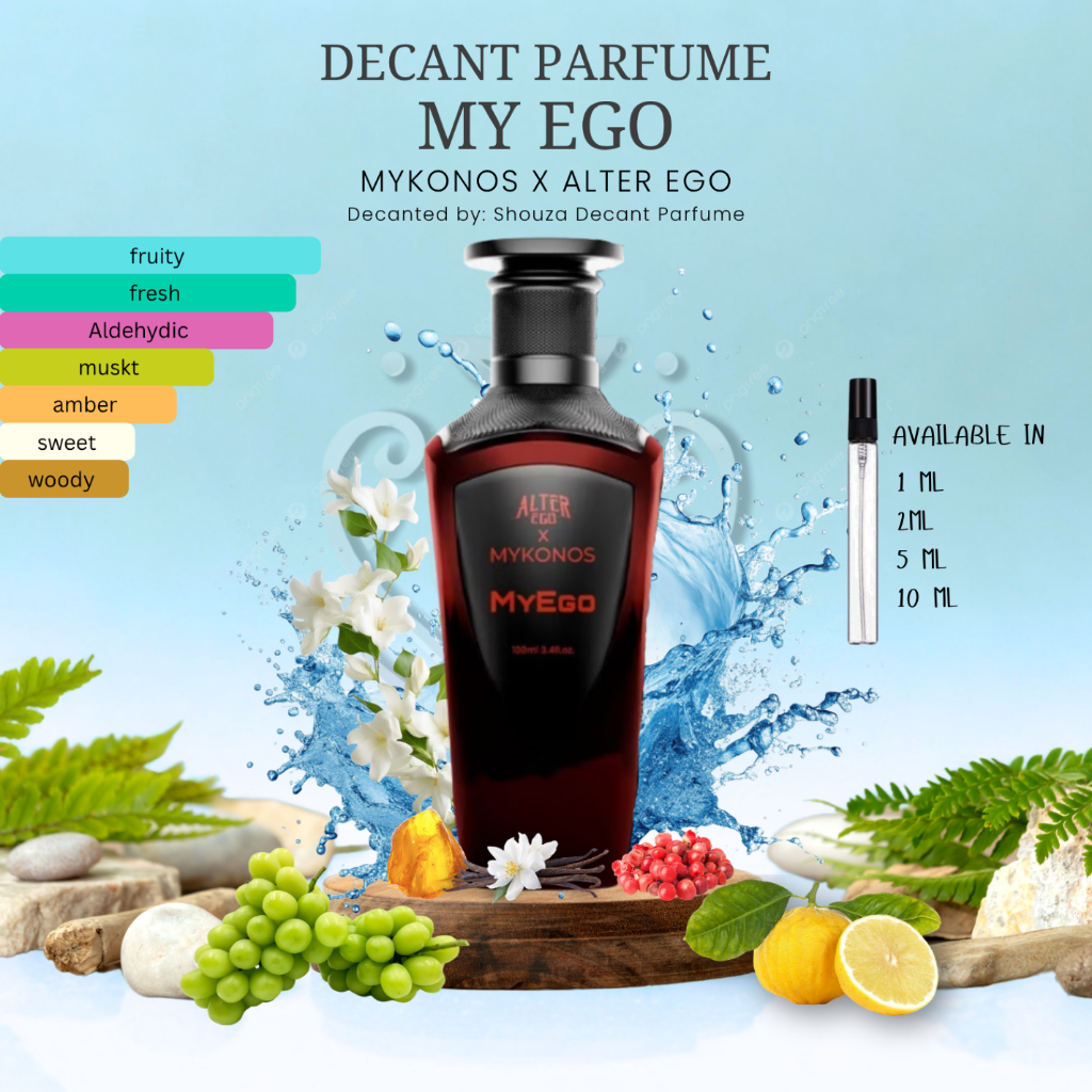 Decant Parfum MYKONOS X ALTER EGO AE MyEGO 1-10 mL Share In Jar/Travel Size Tester