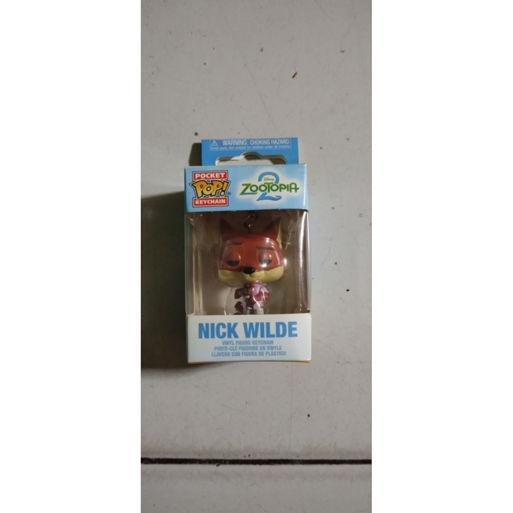 funko keychain pop, Zootopia 2-Nick wild