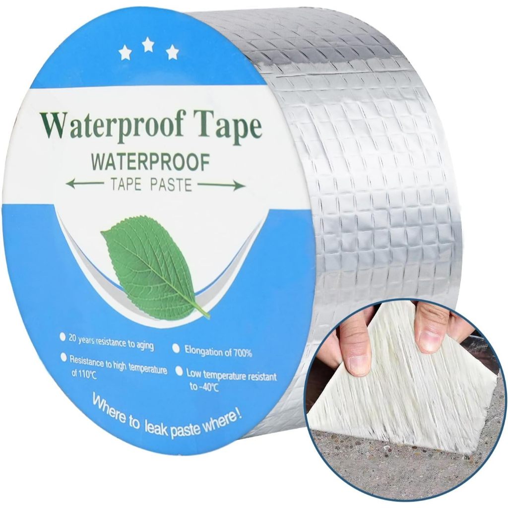 Anti Bocor Lem Talang penambal Atap Lantai Tembok Dinding Lakban Aluminium anti air Bocor