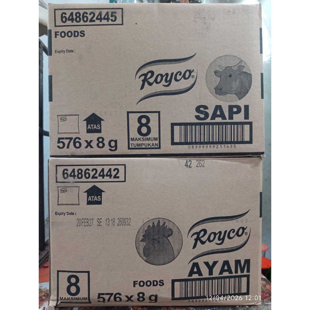 Royco ayam sapi renceng / Royco renceng sapi / Royco renceng ayam 1 carton isi 48 renteng