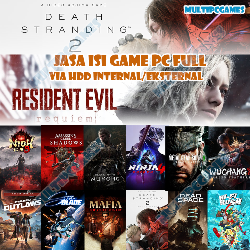 Jasa isi Game pc via HDD