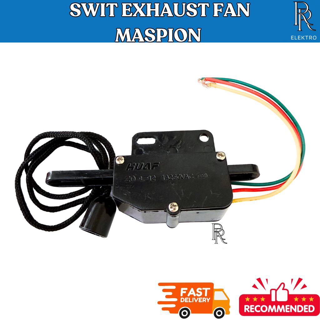 saklar tarik kipas exhaust fan maspion hexos fan