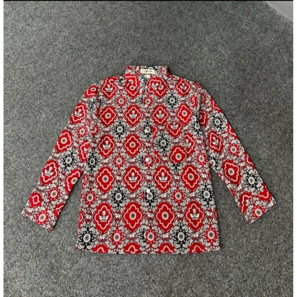 *seragam sekolah batik anak SD panjang tangan*
