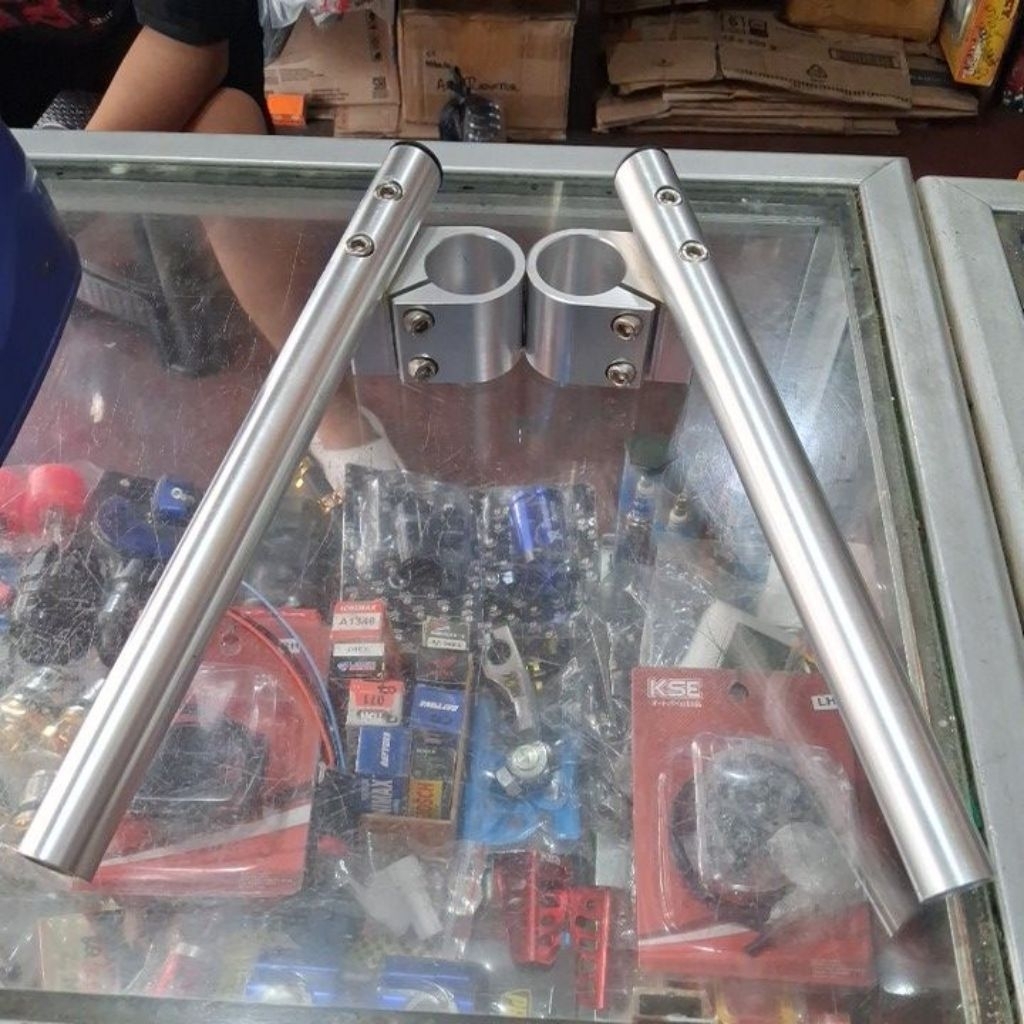 stang jepit ride it nos ukuran 33 vixion ninja r scorpio