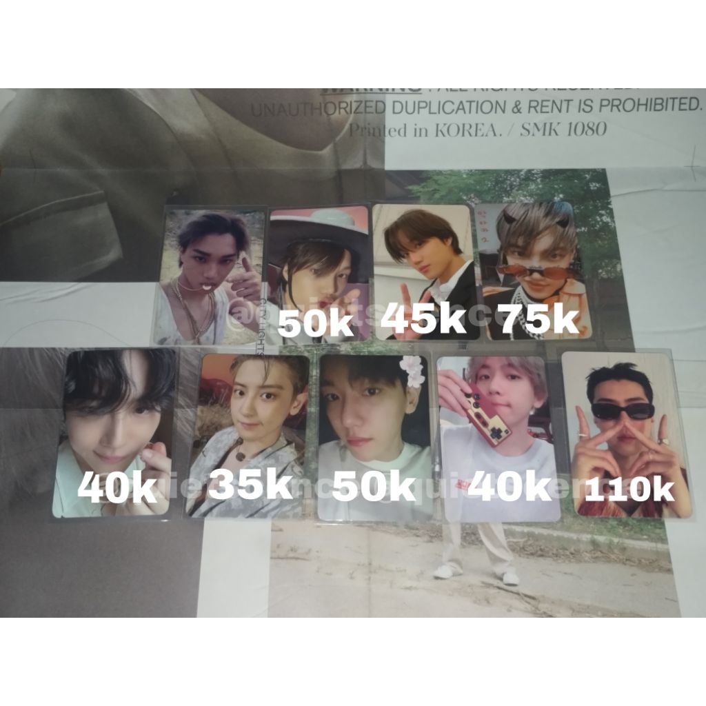 PC EXO Baekhyun Sehun Kai Chanyeol Suho Exist City Light DFTF Candy