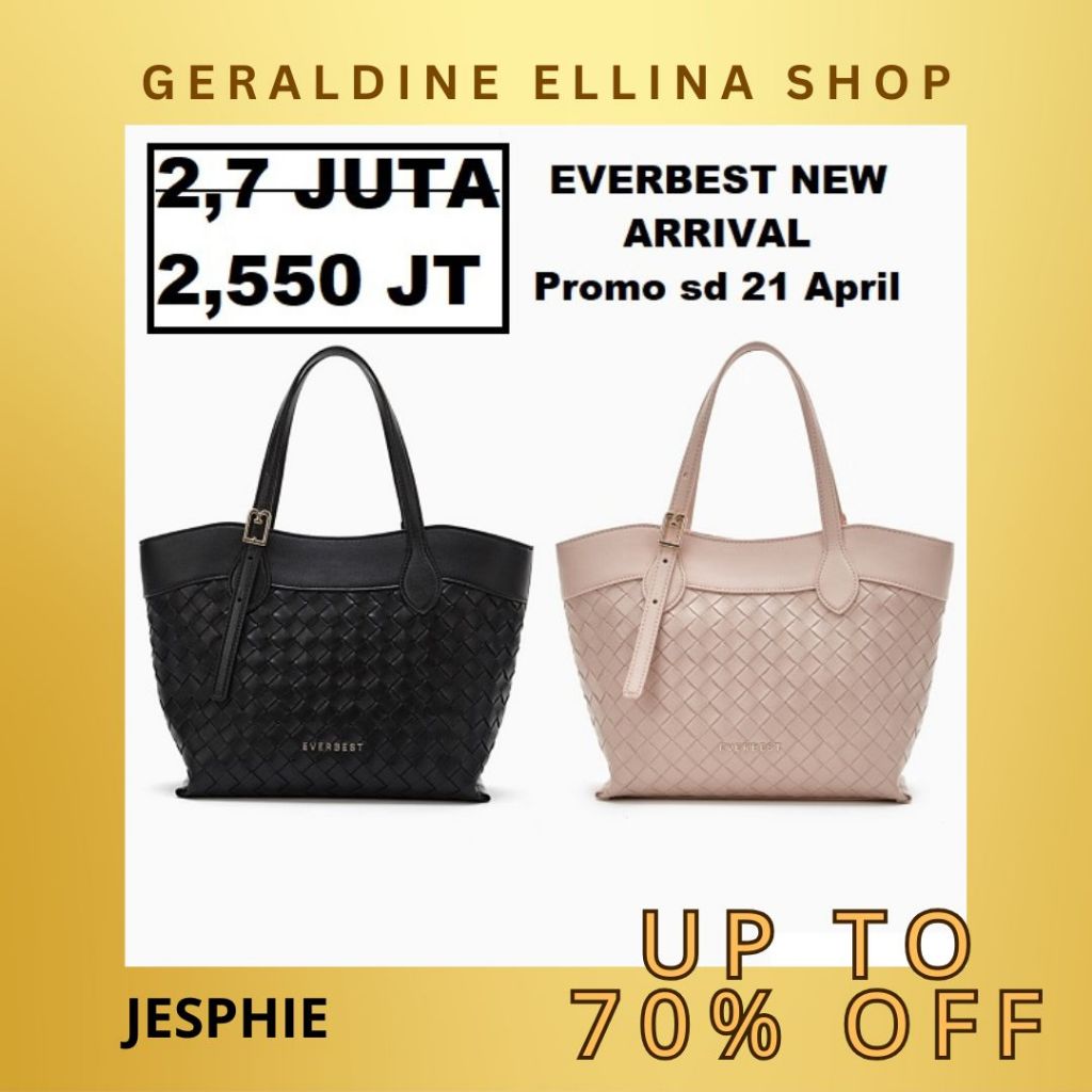 EVERBEST Tas Wanita JESPHIE Tote Bag ORIGINAL