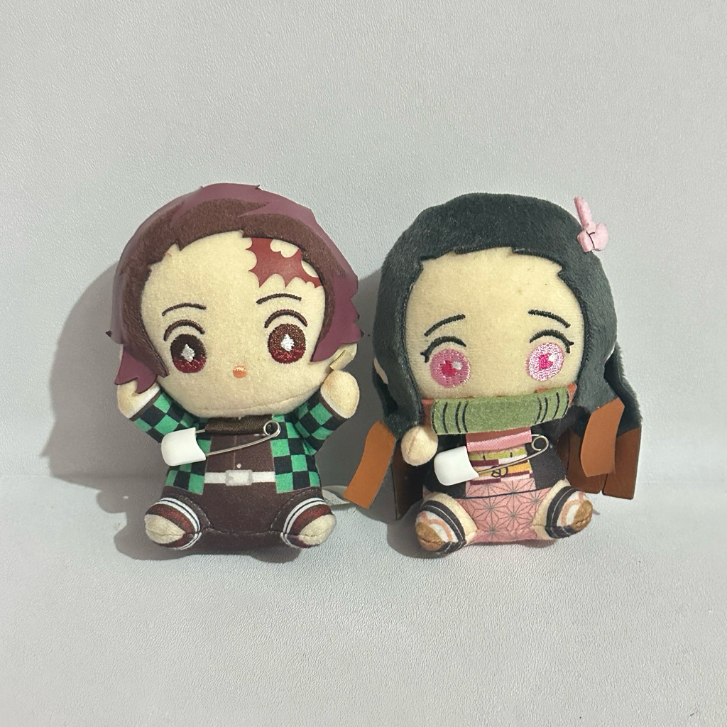 [READY] Demon Slayer Pin Plush / Tanjiro & Nezuko Ver.