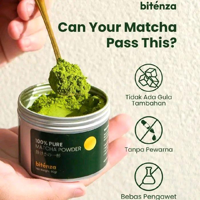 Bitenza - 100% Pure Matcha | Japanese Pure Matcha REAL | Pure Matcha Bitenza BUNDLING