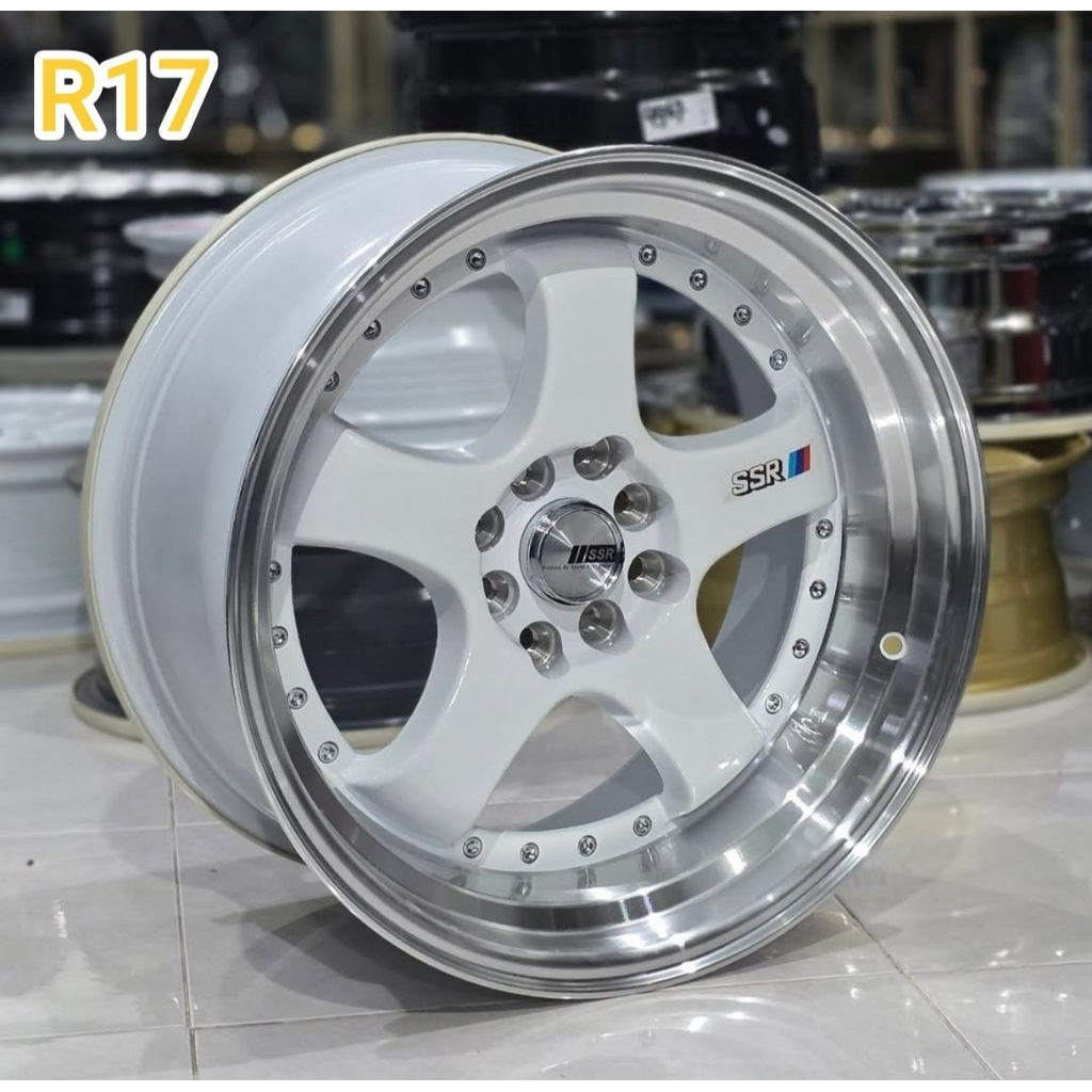 Velg SSR Professor R17 White Lips Polish 4x100 / 114