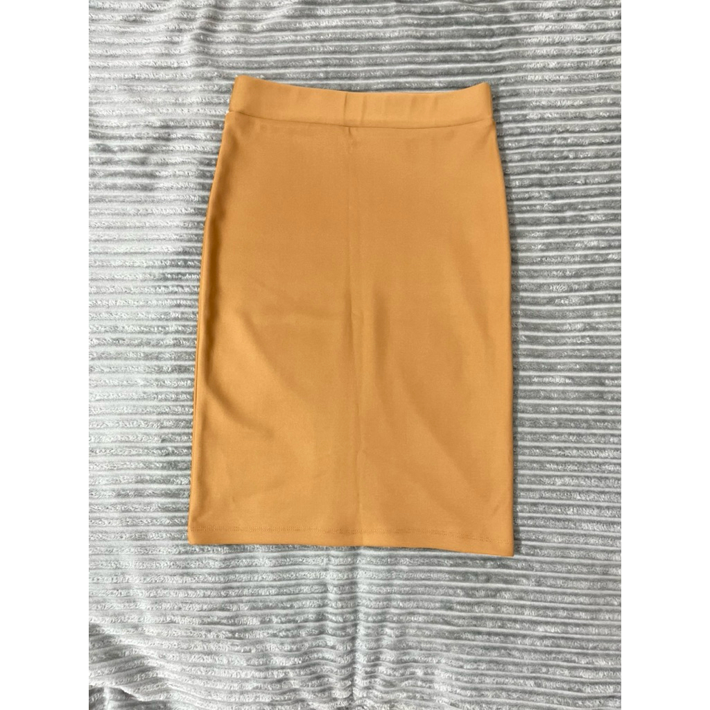 Preloved - Rok Spandex Kantor Mustard