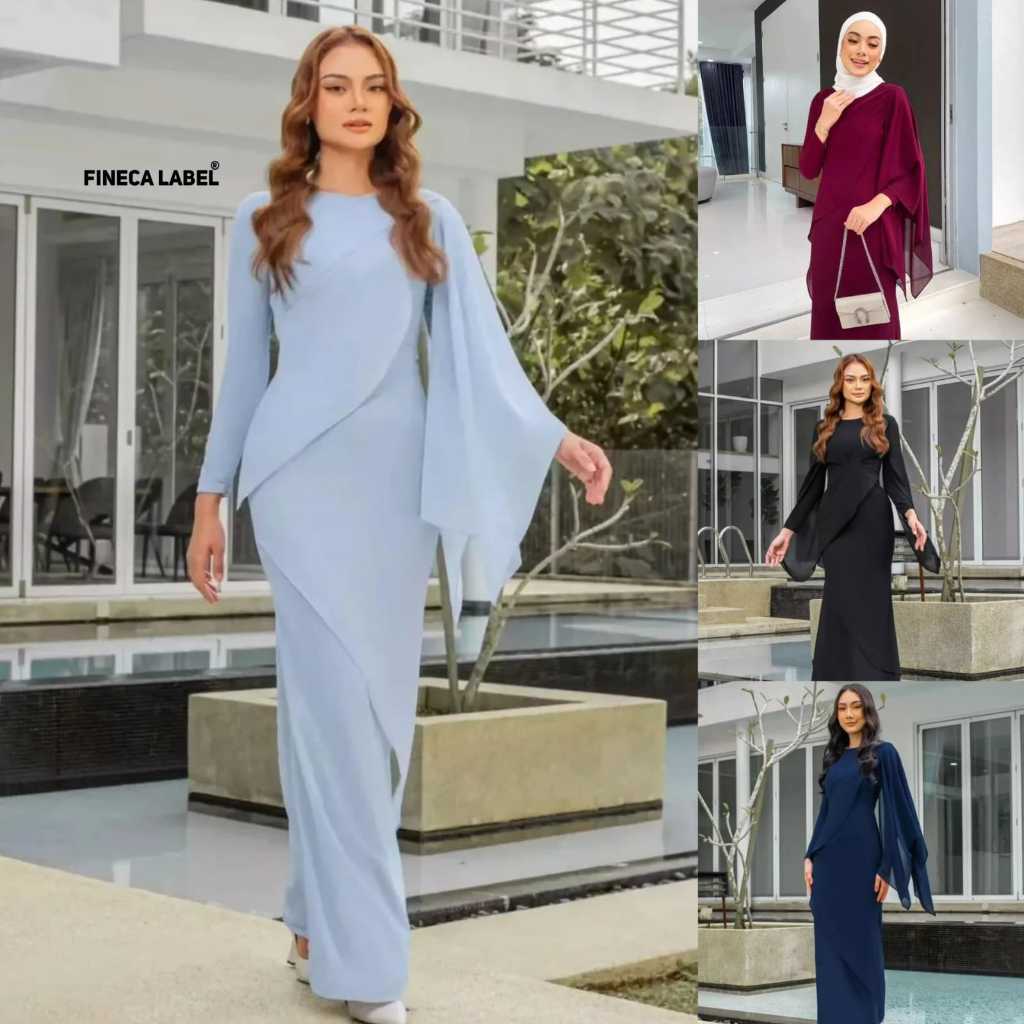 Dress Muslim Wanita Desain Elegan dan Nyaman Lily Dress BRIDESMAID ABAYA CERUTY BABYDOLL/GAMIS PESTA