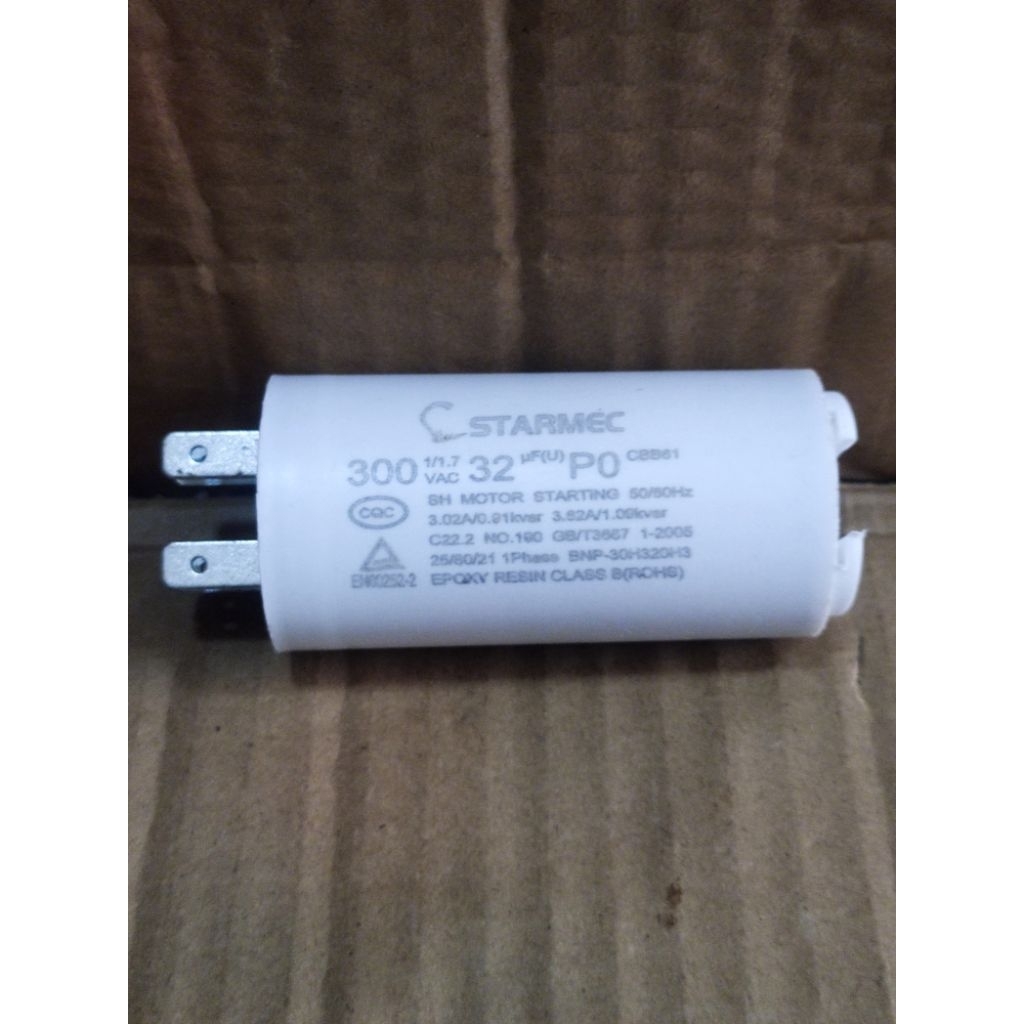 KAPASITOR STARTING KULKAS 32 UF 300 VOLT CAPACITOR KULKAS