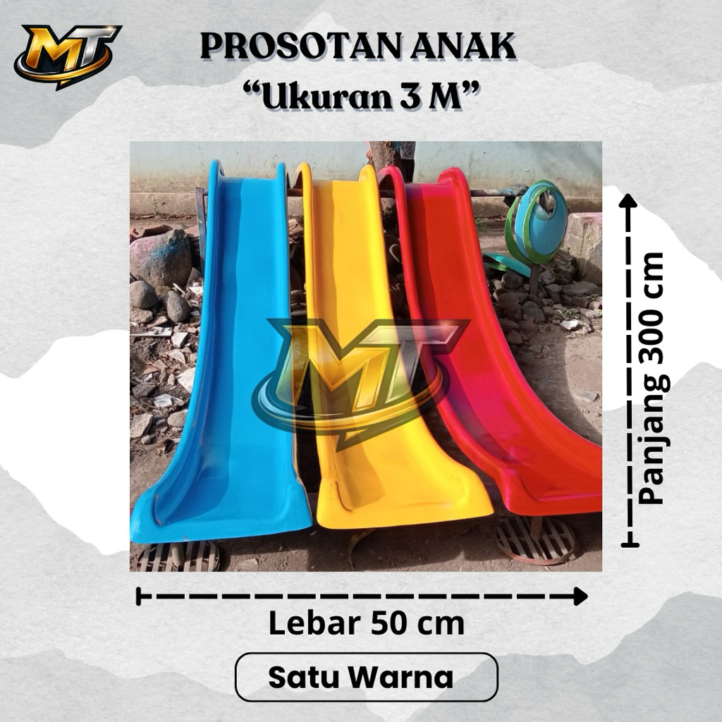 Prosotan Anak Fiber 3 Meter Prosotan Fiber Anak Prosotan Anak Prosotan Taman Prosotan kolam Slide Ta