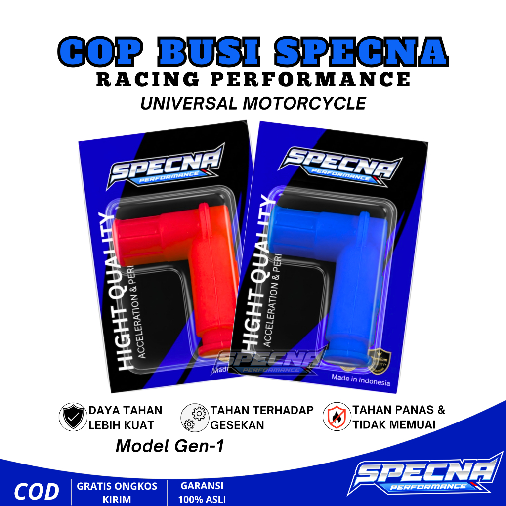 Cop Busi Cangklong Busi SPECNA Racing Vario PCX ADV Beat Scoopy Supra X Universal Honda