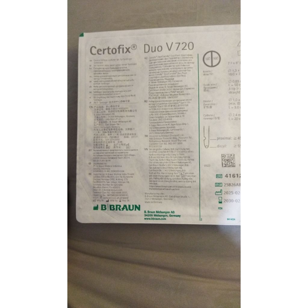 Certofix  Duo / Trio V 720 B Braun