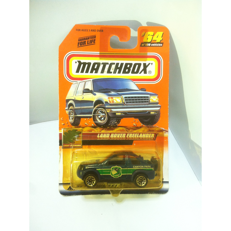 Matchbox. 2000 Great Outdoors - 64. Land Rover Freelander. CHASE Matchbox 2000 Logo USA by MATTEL