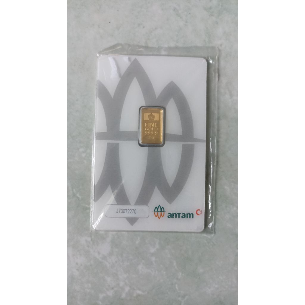 2 Gram Emas Batangan 24 Karat Antam - Presisi, Investasi Aman