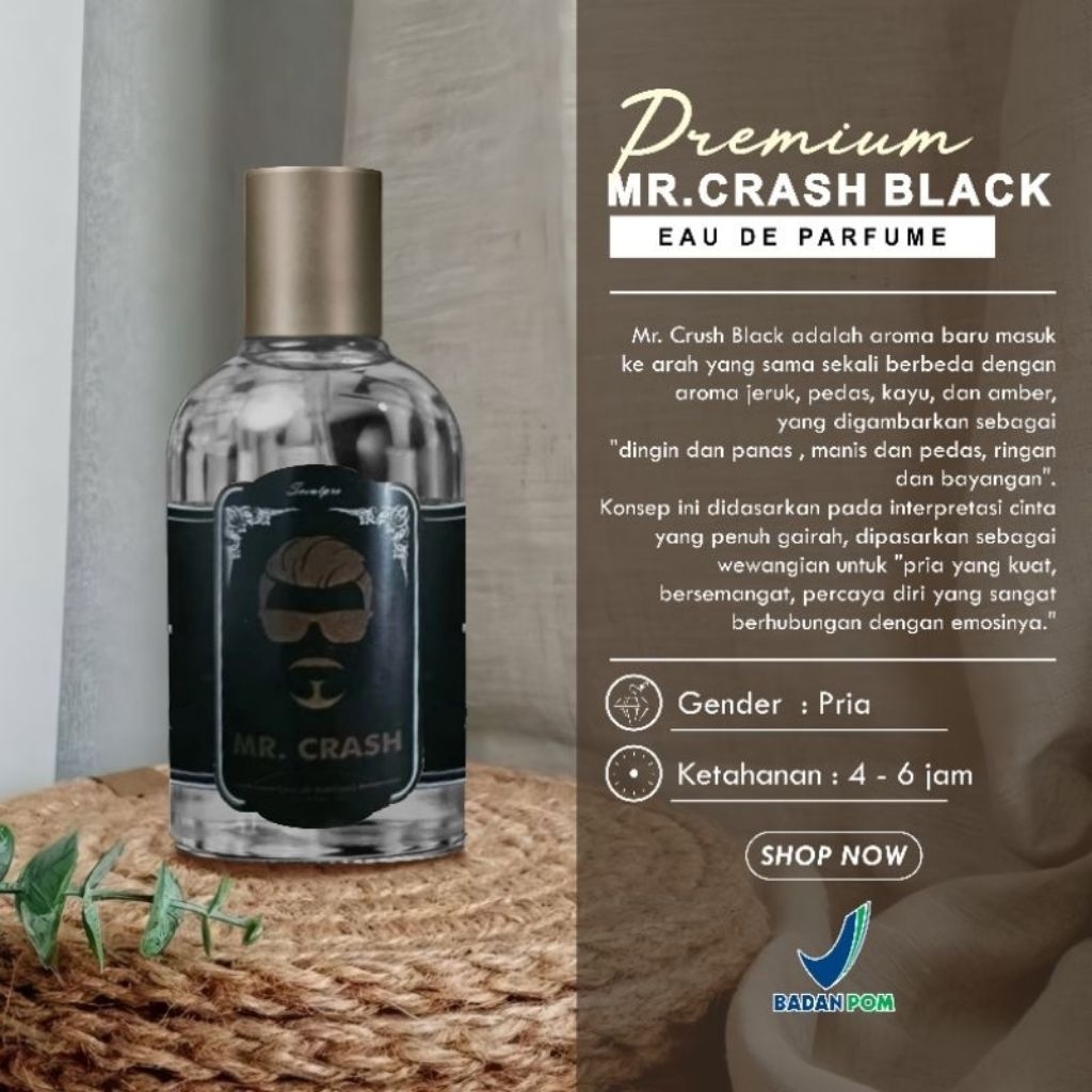 Parfum Mr Crush Black Original Parfum Pemikat Wanita parfum Viral Parfum Wanita parfum