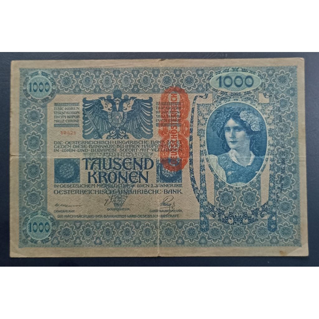 UANG AUSTRIA 1000 KRONEN 1902