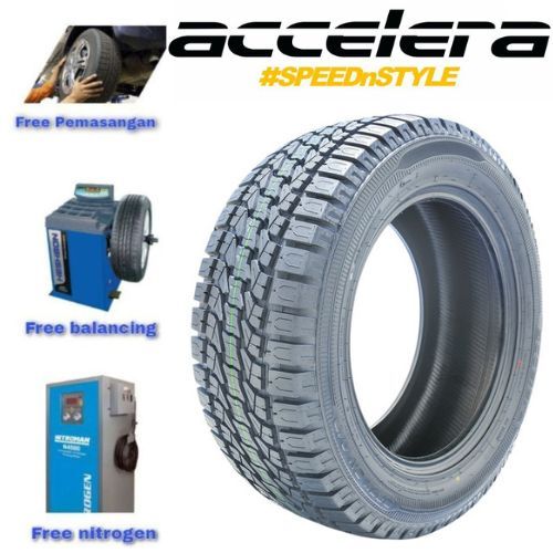Ban Mobil Accelera Epsilon A/T R17 Ukuran Ban 265 /70 R17 Tubeles Ban Motif Semi Offroad