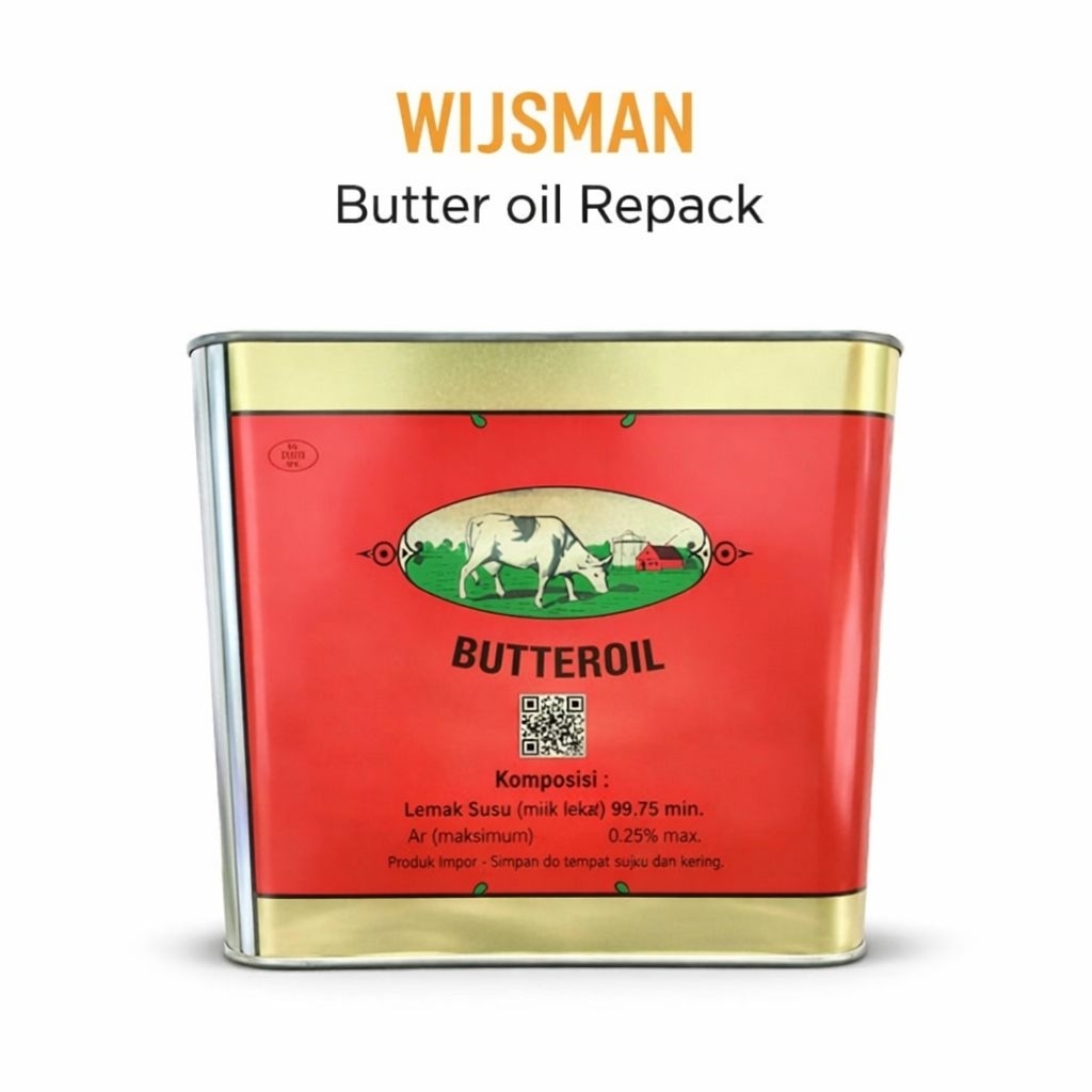 wijsman butter oil repack 100 g dan 250g.