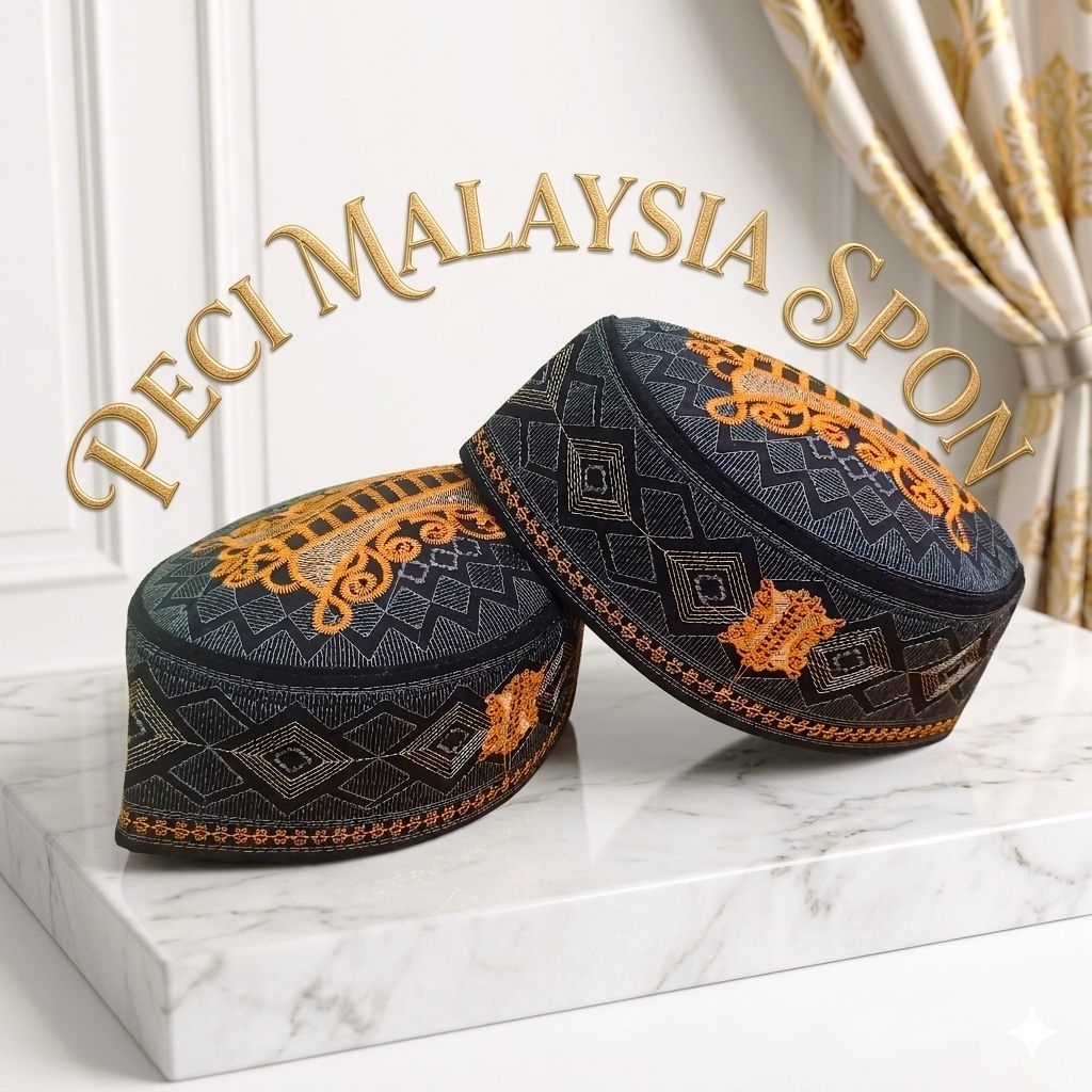 PECI MALAYSIA SPON MOTIF PINTU ACEH ELEGANT TEBAL MURAH , PECI KOPIAH DAPAK MOTIF PINTU ACEH , SONGK