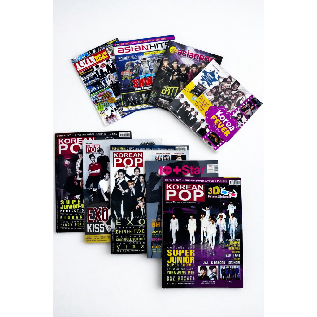 [ORI LIMITED EDITION] majalah  a4 album kpop gen 2 kpop ken 3 - bigbang exo bts mblaq infinite snsd 