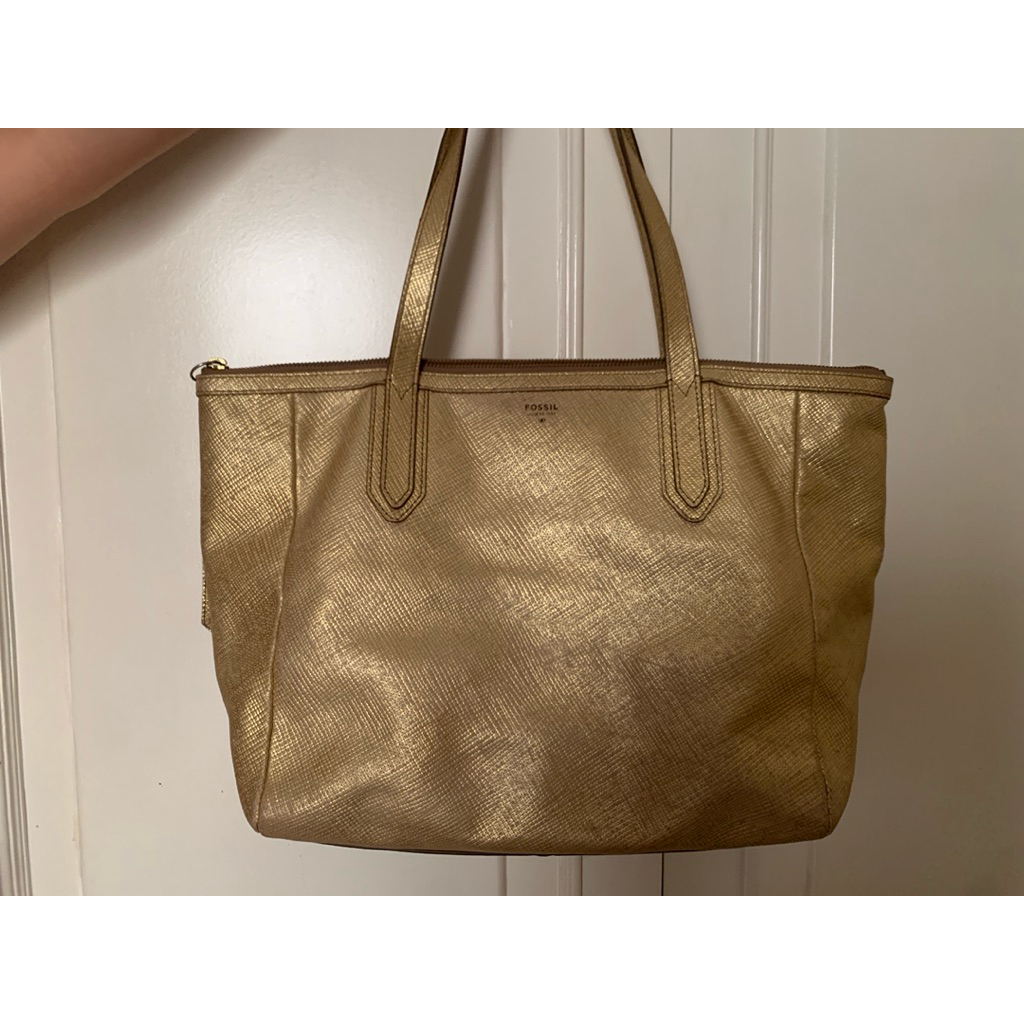 Sydney Shopper Metallic Gold leather