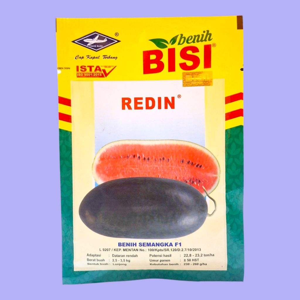 Cap Kapal Terbang Redin F1 20gr-Benih/Bibit Semangka
