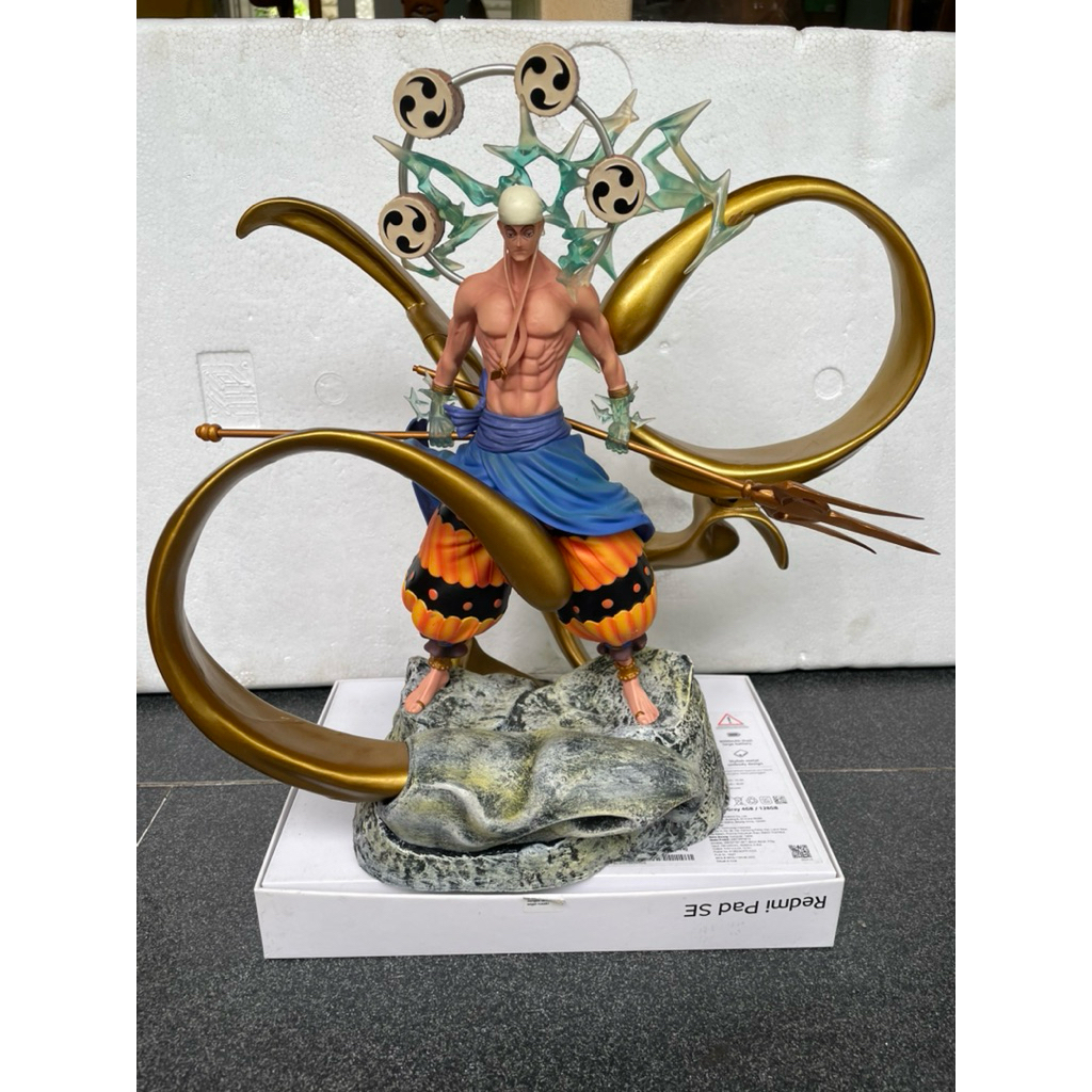 Action Figure One Piece Enel Statue PVC Koleksi 35cm - God of Skypiea