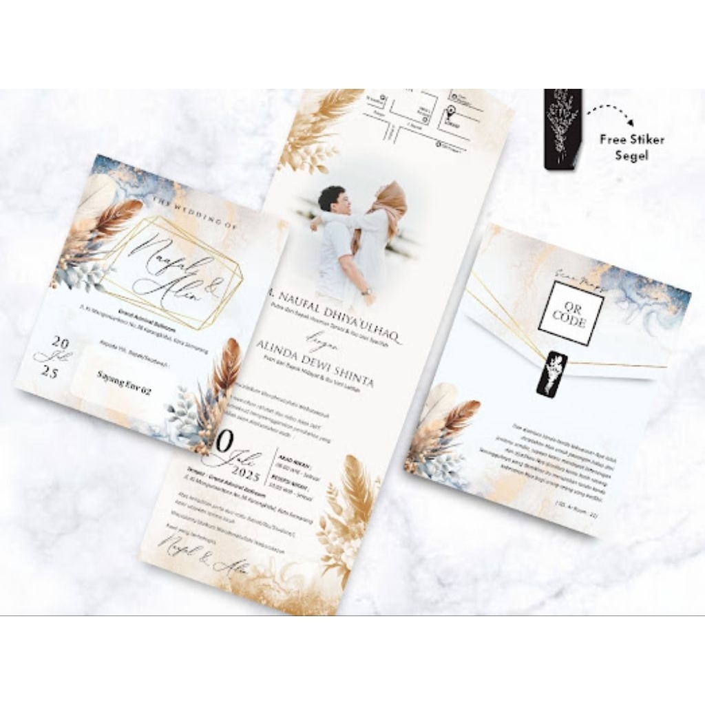 UNDANGAN PERNIKAHAN ELEGAN-UNDANGAN NIKAH MURAH-UNDANGAN RUSTIC TERMURAH