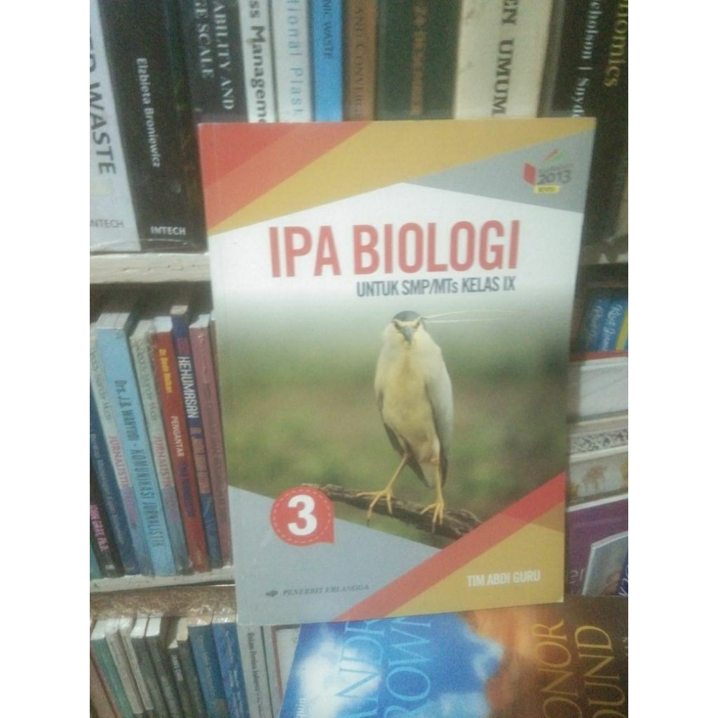 buku ipa biologi kls ix smp erlangga bekas