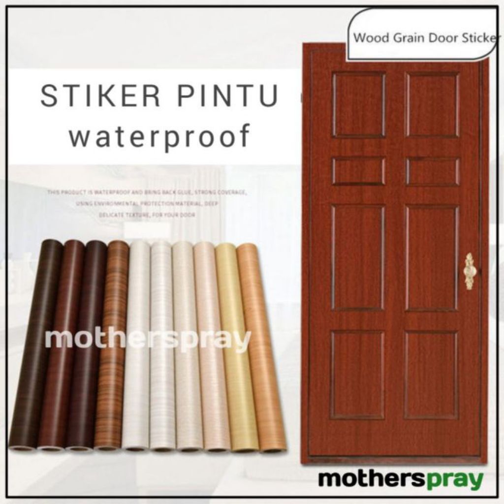 HPL STICKER / HPL MOTIF KAYU / PELAPIS KAYU TRIPLEK MEJA DINDING PINTU