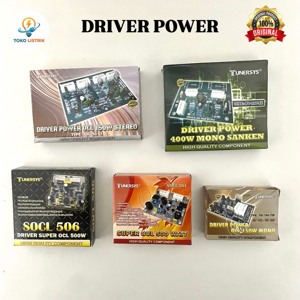 DRIVER POWER OCL / DRIVER MONO / DRIVER SOCL 506 / DRIVER POWER SUPER OCL