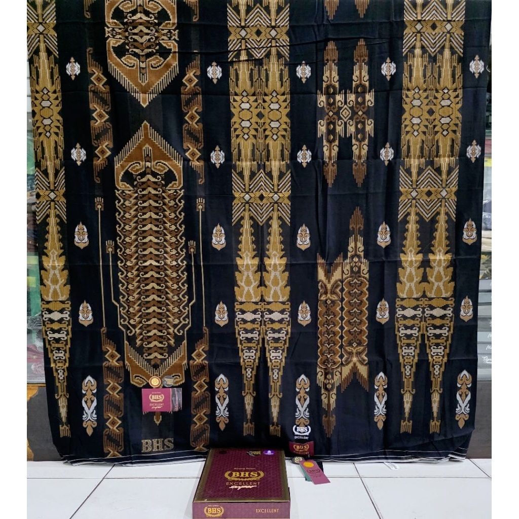 Sarung BHS EXCELLENT JAGUARD JGR,JEA GOLD MOTIFBARU ORI