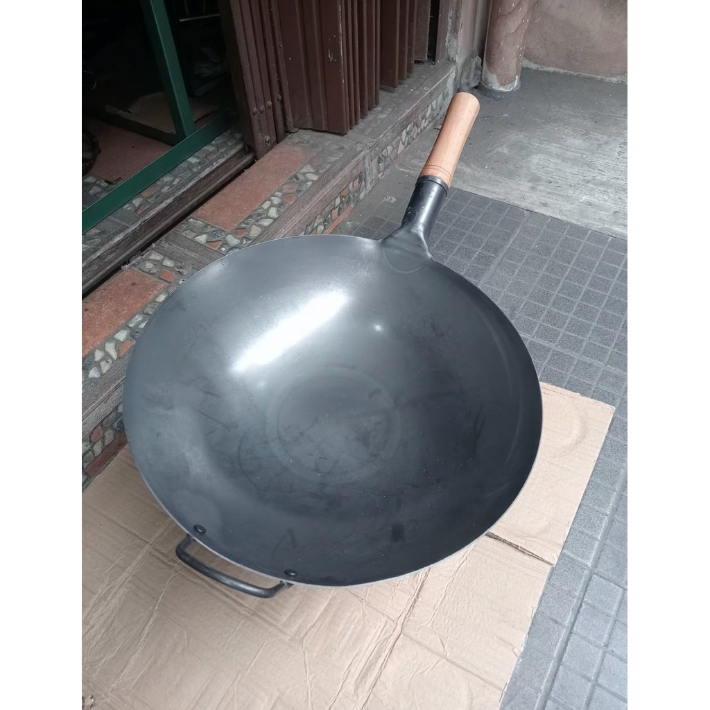 wajan nasi goreng wajan gagang wajan baja hitam tebal
