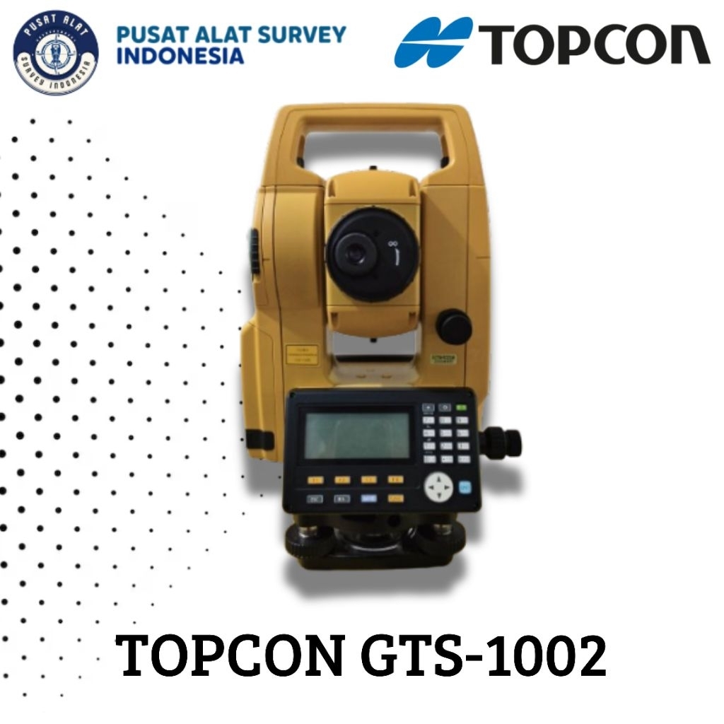 TotalStation Topcon GTS -1002/Bekas lengkap set/Total Station Topcon