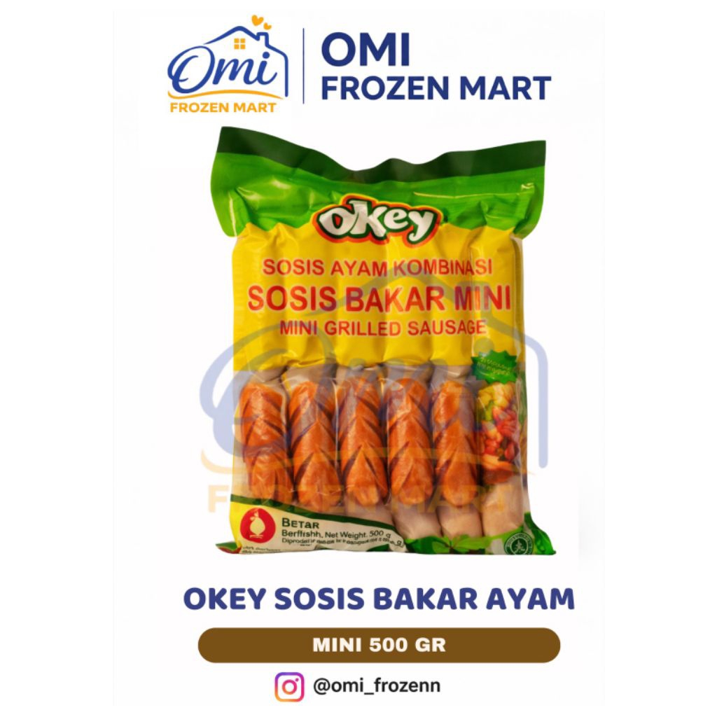 Okey Sosis Bakar Ayam Mini 500 gr