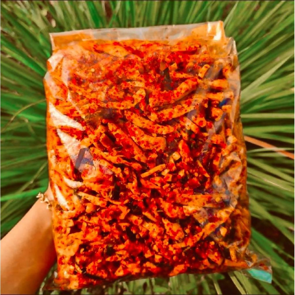 CEMILAN BASRENG DAUN JERUK PEDAS 1KG basreng BANDUNG