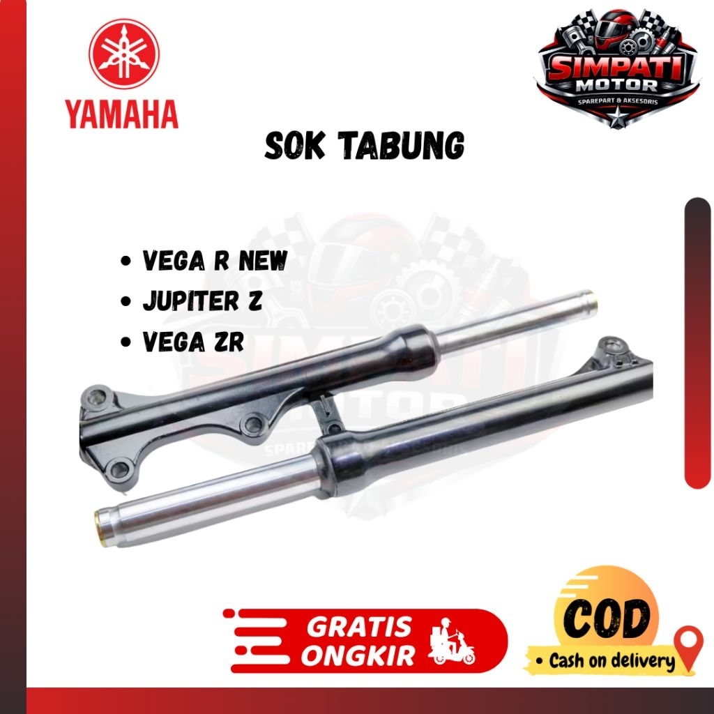 Sok Tabung Jupiter z - Shock Tabung Jupiter Z  3S0-F3030-00 Original Simpati Motor