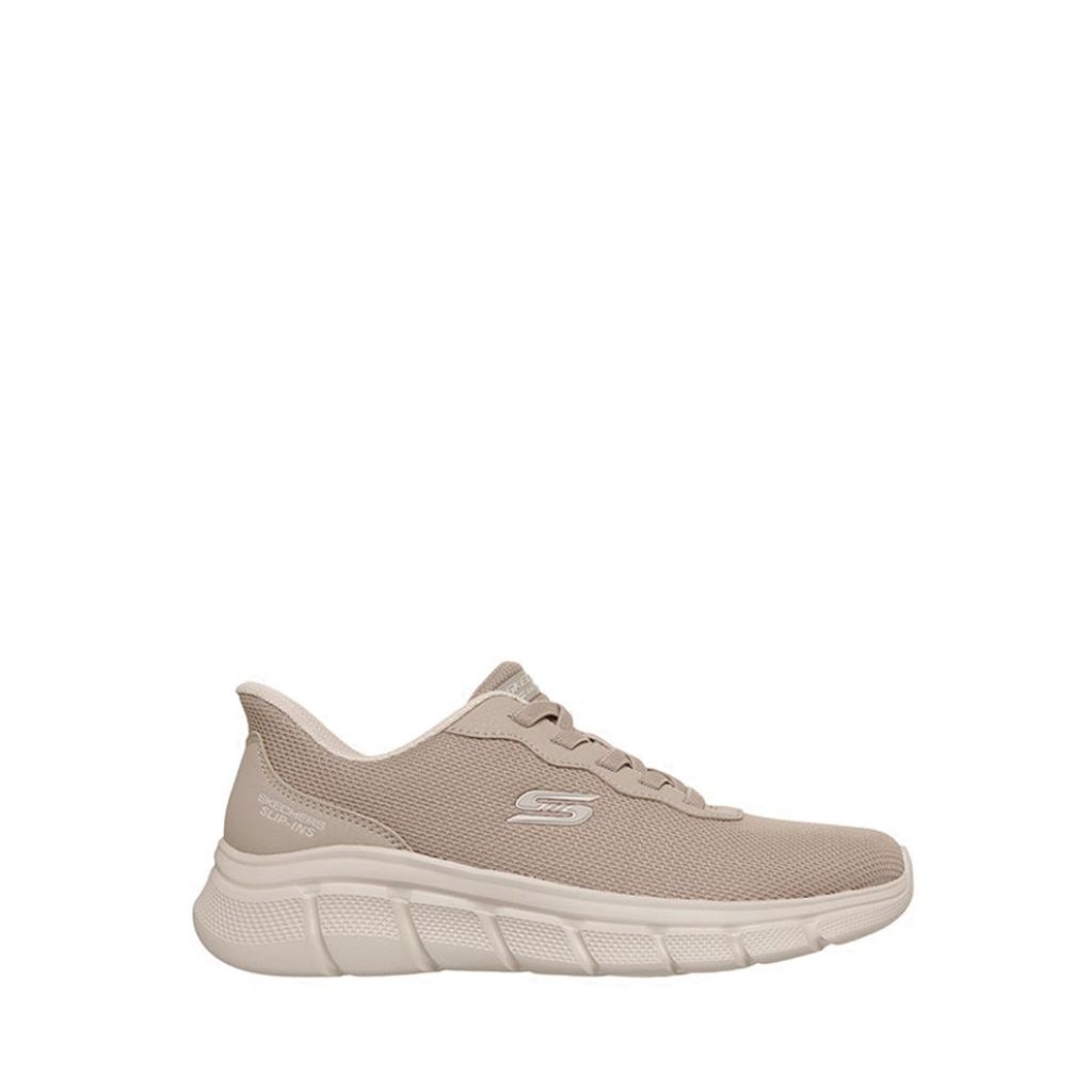 Sepatu Sneaker Wanita Skechers Slip-Ins Bobs B Flex - Taupe original