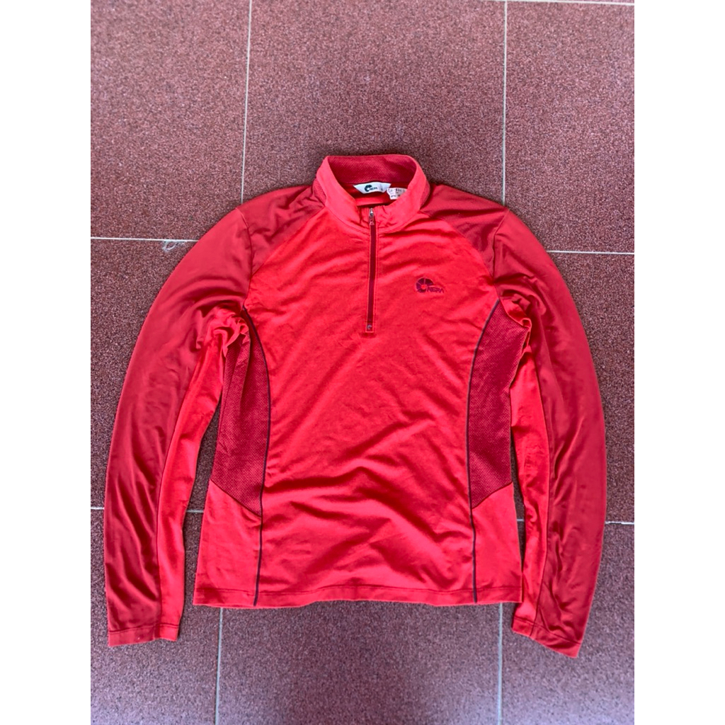 [preloved] jaket outdoor pria / wanita unisex gunung nepa baselayer/midlayer polar shoftsheel hiking