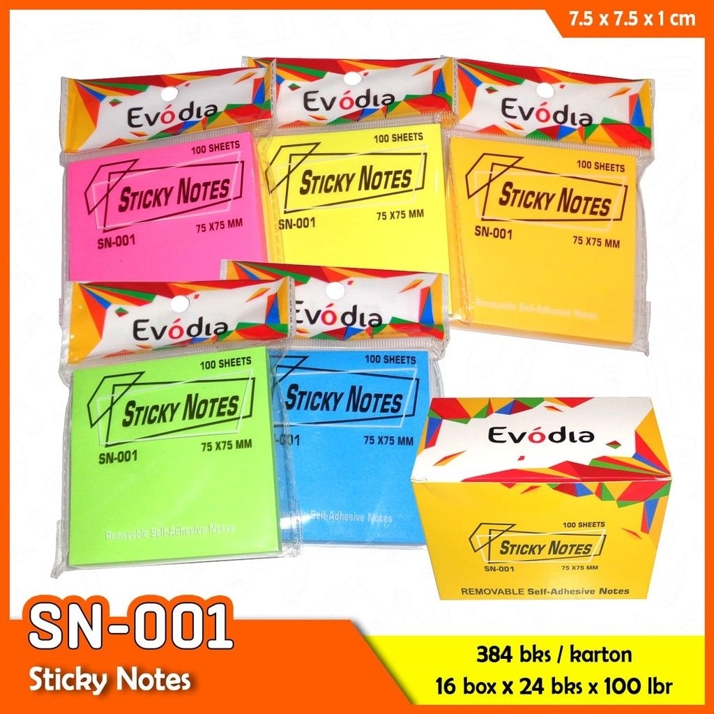 Sticky Note /kertas memo tempel 100lembar /pembatas buku