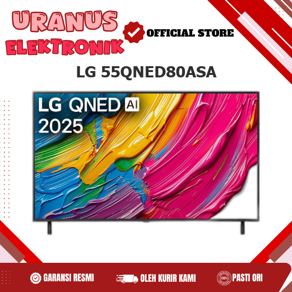LG 55QNED80ASA 4K SMART TV AI PROCESSOR 4K GEN 8 2025