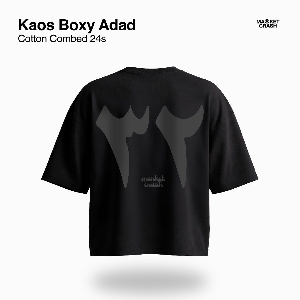 Marketcrash Kaos Boxy Adad
