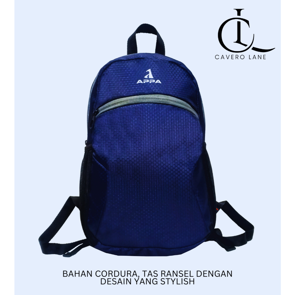 Tas Ransel Pria Wanita Cordura Stylish Anti Air Tas Traveling AP8026 RUN