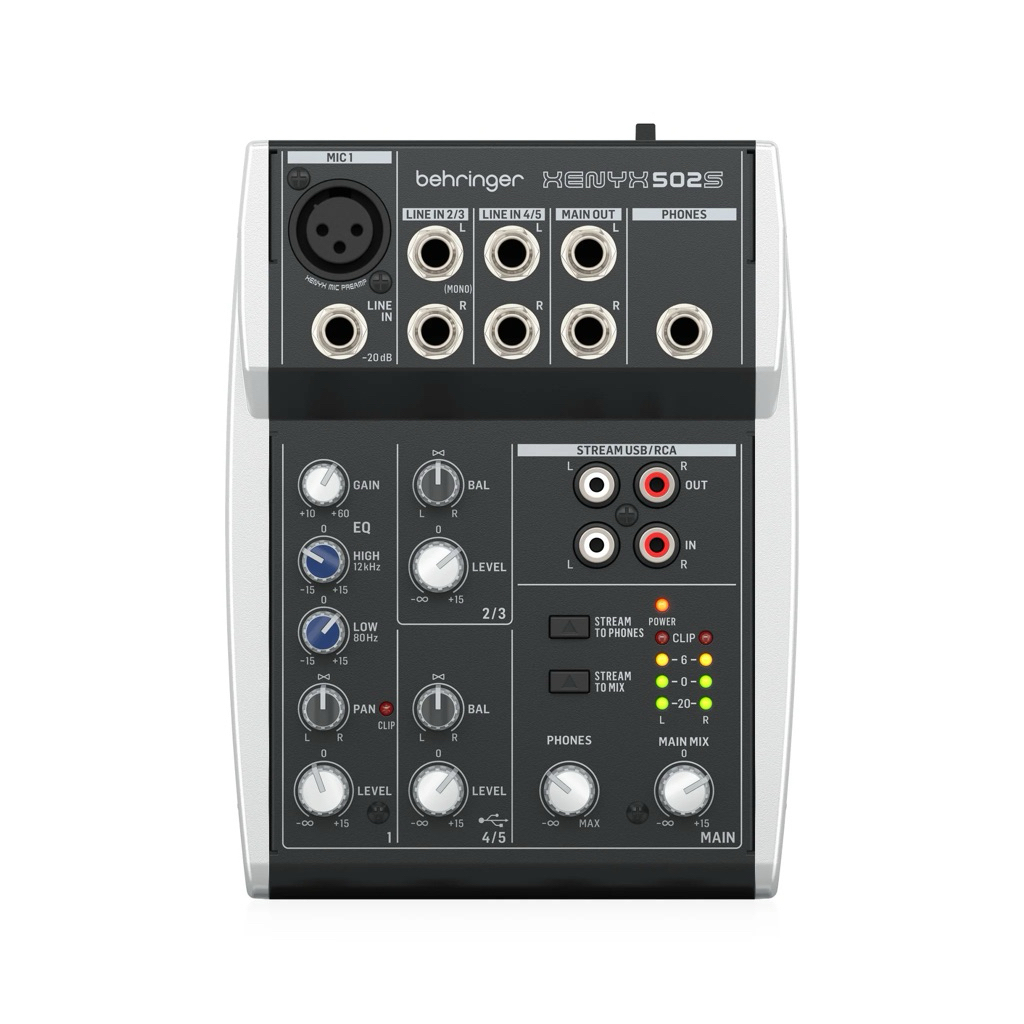 mixer audio behringer xenyx 502 s . mixer xenyx 502s behringer