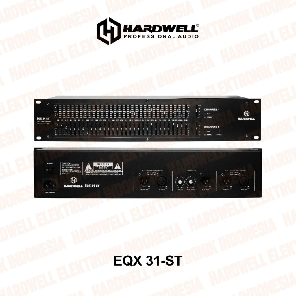 Equalizer Hardwell 31-ST Subwoofer Out Original Hardwell