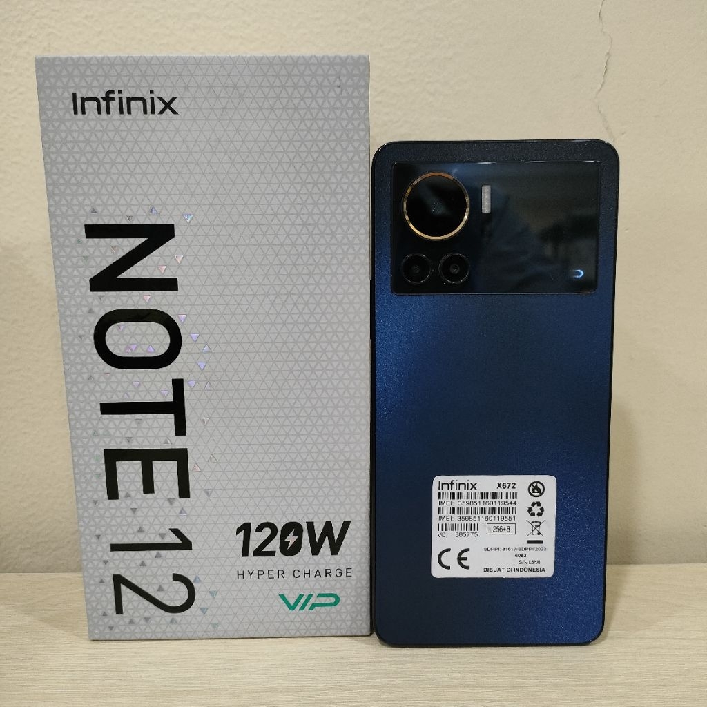 Handphone Infinix Note 12 VIP Ram 8 256 GB