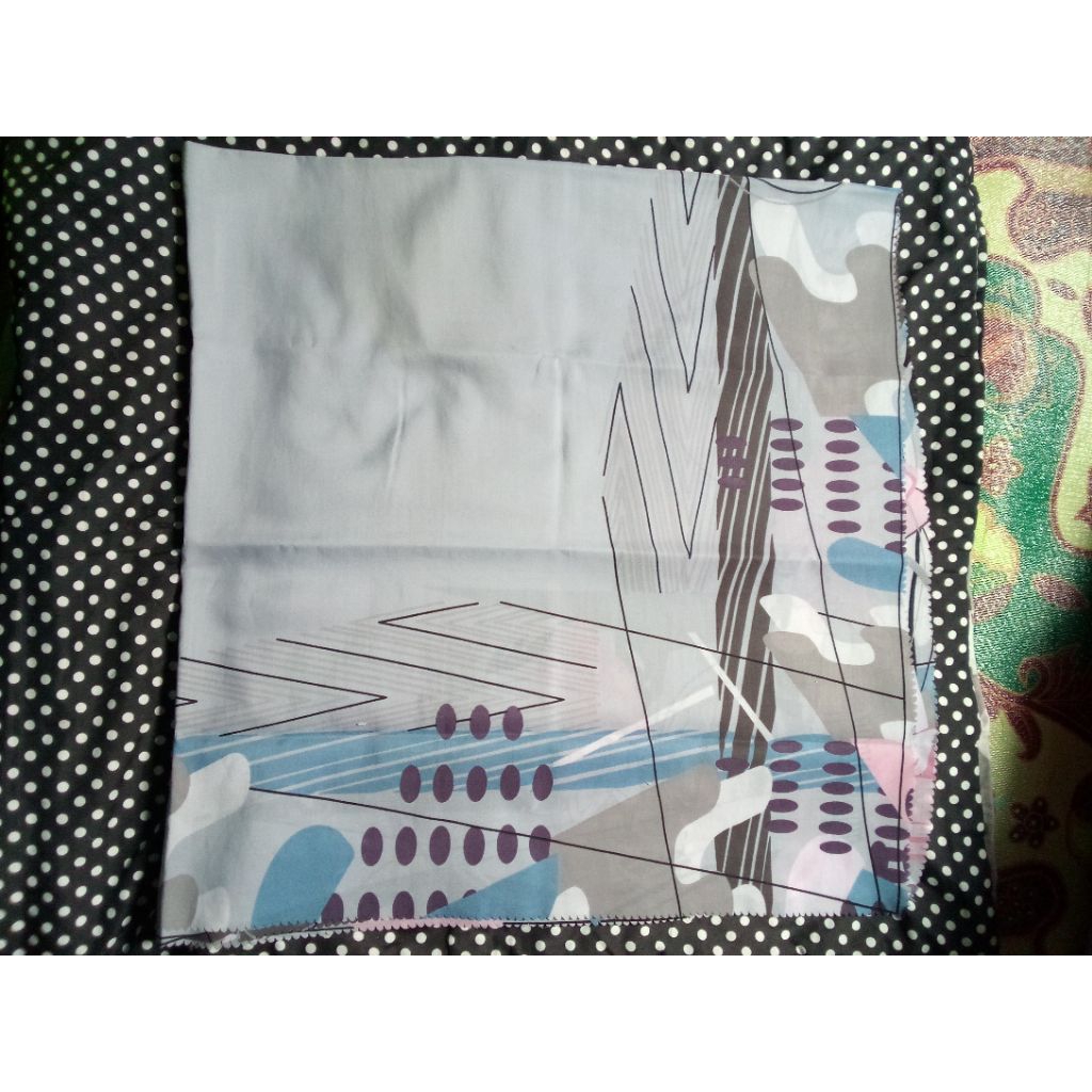 hijab jilbab segi empat motif preloved